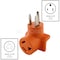 Ac Works Plug Adapter, 10-30R, 6-50P, 0 ft., Orange AD6501030 - alternate 4